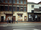 West Street showing derelict cutlery workshops (No 100) and No 94, derelict The Saddle Inn West Street showing derelict cutlery workshops (No 100) and No 94, derelict The Saddle Inn