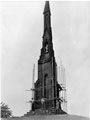 Cholera Monument undergoing repair