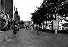 Fargate looking towards Town Hall Square, Marks and Spencer, left