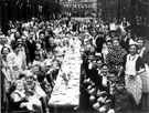VE Day street party, Rotherham Street, Attercliffe