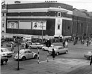 View: s02699 Gaumont Cinema, Barker's Pool, formerly The Regent. Designed by W.E. Trent. Opened 26th December, 1927. Became the Gaumont in 1946 and was twinned by Rank in 1969 and tripled in 1979. Closed 7th November 1985
