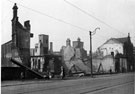 Brightside and Carbrook Co-operative Society, Staniforth Road branch, showing air raid damage