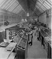 Sheffield Telegraph, hand composition room