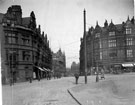 Looking down Church Street fromWest Street, junction with Leopold Street, right. St. James Chambers, left