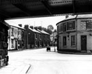 Albert Road at the junction with Chesterfield Road. No 2, Albert Road, Crown Inn on corner