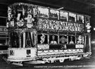 Tram decorated for the Coronation of King George V Tram decorated for the Coronation of King George V