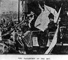Attercliffe election scene during the 1909 by-election Attercliffe election scene during the 1909 by-election
