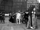 Pageant of Sheffield's History with the Archbishop of York, outside the Cathedral SS. Peter and Paul, Church Street