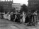 Pageant of Sheffield's History, outside the Cathedral SS. Peter and Paul, Church Street