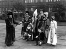 Pageant of Sheffield's History, outside the Cathedral SS. Peter and Paul, Church Street