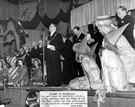 Pageant of Production, The Lord Mayor speaking after the last performance in the Oval Hall at the City Hall