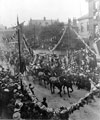 Royal visit of King Edward VII and Queen Alexandra, passing through Victoria Street