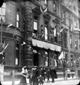 Royal visit of King Edward VII and Queen Alexandra, decorations on West Street outside the Royal Hospital