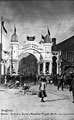 Decorative arch sponsored by Vickers Sons and Maxim, Brightside Lane, to welcome King Edward VII and Queen Alexandra on their visit to Sheffield