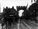 Decorative arch, West Street, for the royal visit of King Edward VII and Queen Alexandra