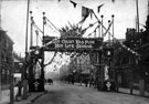South Street, Moor, decorated for Queen Victoria's visit