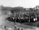 Royal visit of Prince and Princess of Wales (later became King Edward VII and Queen Alexandra), crowds at Firth Park