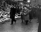 Royal visit of King George VI and Queen Elizabeth after the Blitz showing (centre) Lord Mayor, Alderman Luther Frederick Milner and Lady Mayoress Royal visit of King George VI and Queen Elizabeth after the Blitz showing (centre) Lord Mayor, Alderman Luther Frederick Milner and Lady Mayoress
