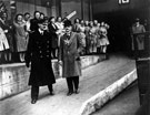 Royal visit of King Haakon of Norway during World War II, accompanied by Lord Mayor, Alderman Charles Josiah Mitchell