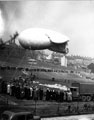 R.A.F. barrage balloon on Crookesmoor Recreation Ground 	