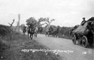 Redcar Camp. Baggage wagons returning from night manoevers