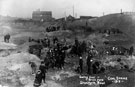 Getting coal in Staniforth Road brick yard during Coal Strike
