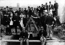 Miners at Darnall brick yard during Coal Strike