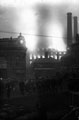 Fire at C. T. Skelton and Co. Ltd., edge tool manufacturers, Sheaf Bank Works, taken from Queens Road/London Road