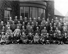 Nether Edge Bowling Club members, 1925-1933 outside the clubhouse, No. 8 Nether Edge Road