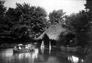 Lake and boat house at Norton Hall, (later became Graves Park)
