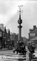 Woodhouse Market Cross, Market Square/Market Place. The cross was erected in 1775 by Joshua Littlewood. A sun dial and weather vane were added in 1826