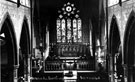 Interior of All Saints' Church, Ellesmere Road. Built in 1868, at a cost of14,000 pounds, by Sir John Brown. Demolished 1977