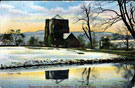 Winter scene at Beauchief Abbey