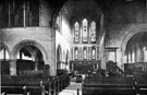 Interior of All Saints C. of E. Church, Ecclesall Road South, c. 1930