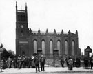 Christ Church, Attercliffe Road. The first stone was laid by the 12th Duke of Norfolk assisted by the 4th Earl Fitzwilliam, 30th October, 1822. Opened 26th July, 1826, costing ï¿½14,000. Destroyed in World War II