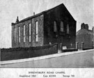 United Methodist Free Church, Shrewsbury Road, Park United Methodist Free Church, Shrewsbury Road, Park