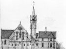Sketch of St. Charles' Roman Catholic Church, No. 2 St. Charles' Street, Attercliffe