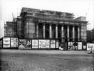 City Hall, under construction, from Barker's Pool. Opened 1932. Containing 6 halls, named the Oval, Memorial, Mezzanine, North, Central and South