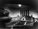 Oval Hall, City Hall. The Oval Hall contains seating for 2,885 people. Used for concerts, meetings and religious services.