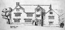 Drawing of Wigtwizzle Hall, near Ewden Valley