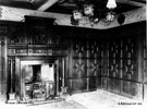 Carbrook Hall, Attercliffe Common showing fireplace and panelling Carbrook Hall, Attercliffe Common showing fireplace and panelling