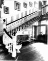 View: s05748 Parkhead House, Ecclesall Road South. Hall and staircase
