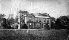 Hallamgate House, Crookes Road. Home of Francis Hoole, Son Charles Hoole and Grandson Alfred Hoole.