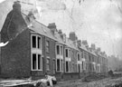 View: s05963 Row of houses under construction at Western Road, Crookes