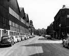 Leeds Road from Beverley Street looking towards Worksop Road with Brown Bayleys Ltd on the left