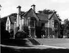 Castle Dyke, Ringinglow Road, (Home for elderly ladies), showing the terrace and front of the house