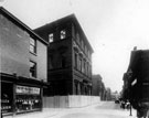 Demolition of former Mechanics' Institute and old Central Library (Central Reference Library), Surrey Street, junction of Tudor Street, in preparation for new Central Library