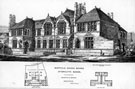Architects design of Attercliffe School, Baldwin Street,