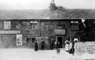 View: s06991 The old Plough Inn, No.288 Sandygate Road, demolished 1929. The carved stone over the doorway was dated 1695