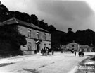 Ashopton Inn, Sheffield to Glossop road, demolished in the 1940's to make way for construction of Ladybower Reservoir Ashopton Inn, Sheffield to Glossop road, demolished in the 1940's to make way for construction of Ladybower Reservoir